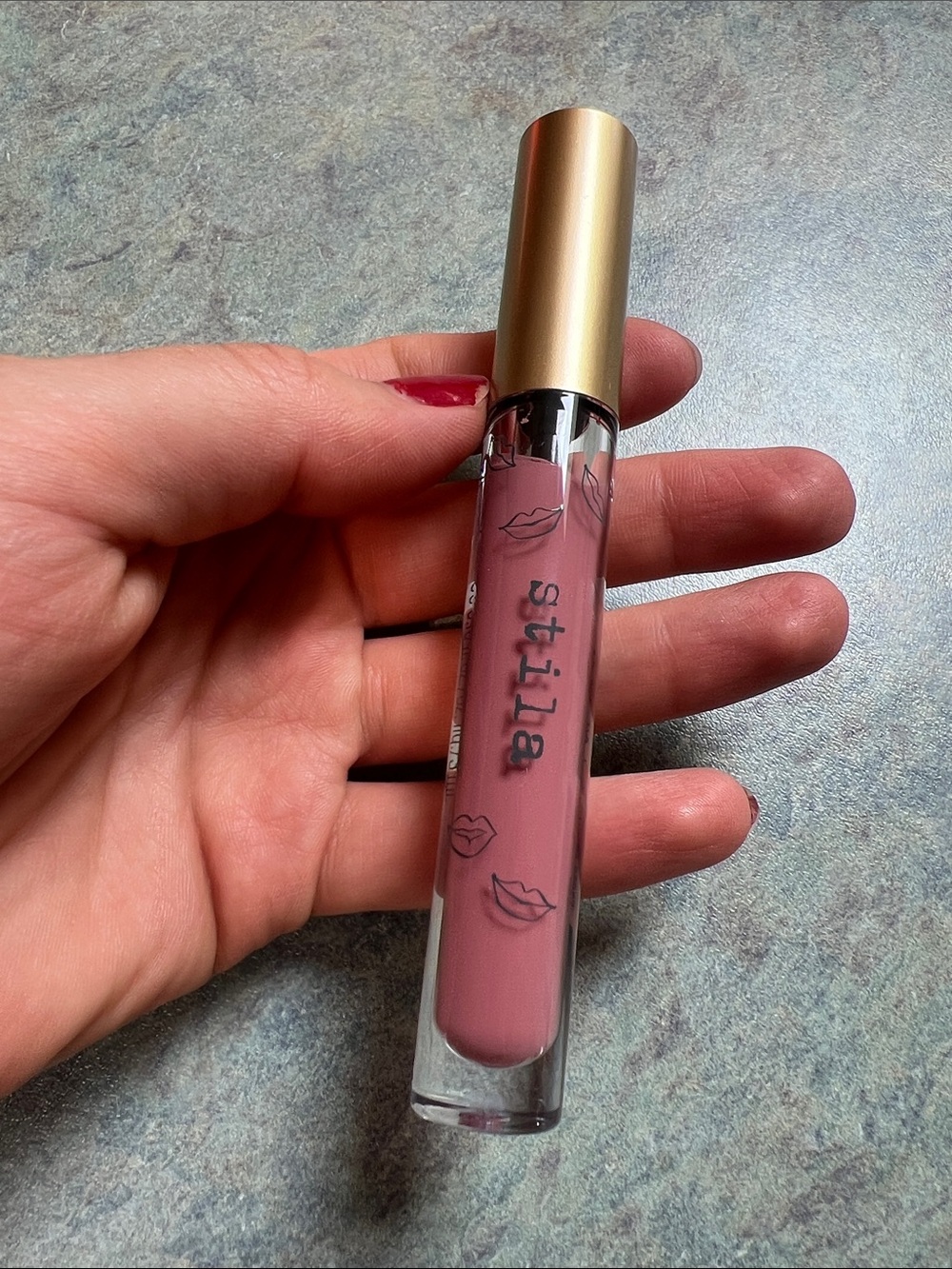Stila Liquid Lipstick — Mauve Rose Pink in shade Petal, no box, never opened
